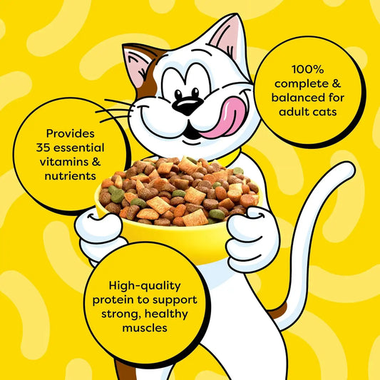 Temptations Adult Dry Cat Food, Tuna & Chicken Flavor, 6.3 lb, 3 Pack