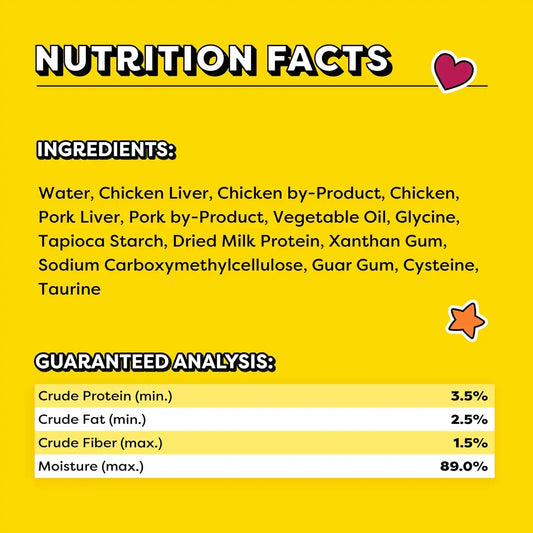 Temptations Creamy Puree Squeezable Lickable Cat Treats, Wet Cat Treats with Chicken, 0.42 oz. Tubes, 4 Count
