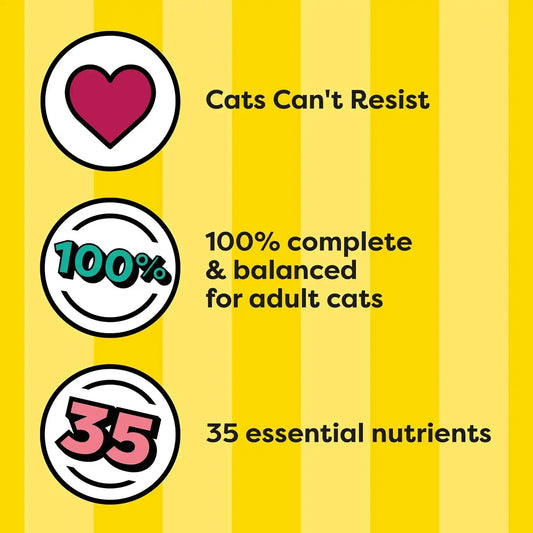 Temptations Dry Cat Food, Tasty Chicken Flavor, Adult Cat Food Dry Recipe, 3.15 lb. Bag