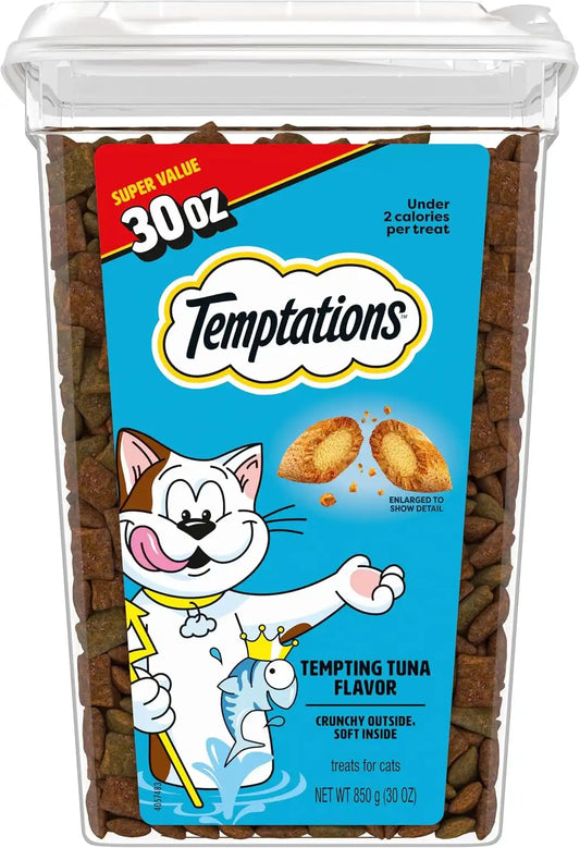 Temptations Classic Crunchy Cat Treats, Tempting Tuna, 30 oz